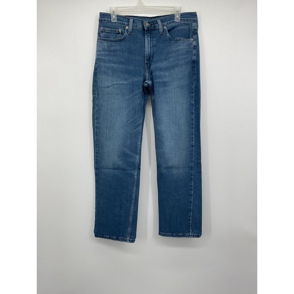 Levis Mens 514 Straight Fit Blue Denim Jeans W33 L30